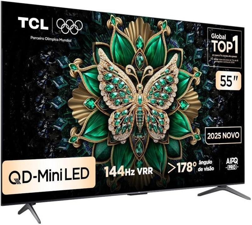 Smart TV TCL 55 Polegadas QLED Mini LED 4K C6K: Vale a Pena?